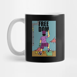 Graffiti - freedom art Mug